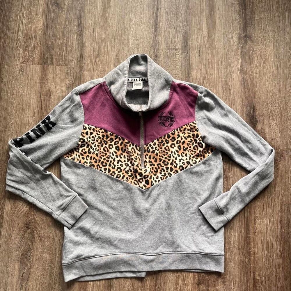 Y2k Victoria's Secret Love Pink Quarterzip